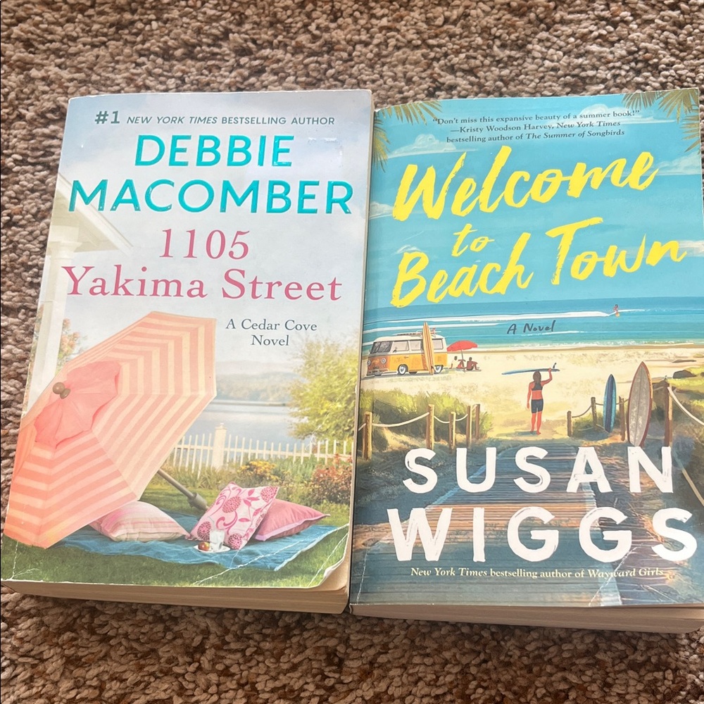 Debbie Macomber , 1105 Yakima St. and Susan Wiggs, Welcome to Beach Town Books